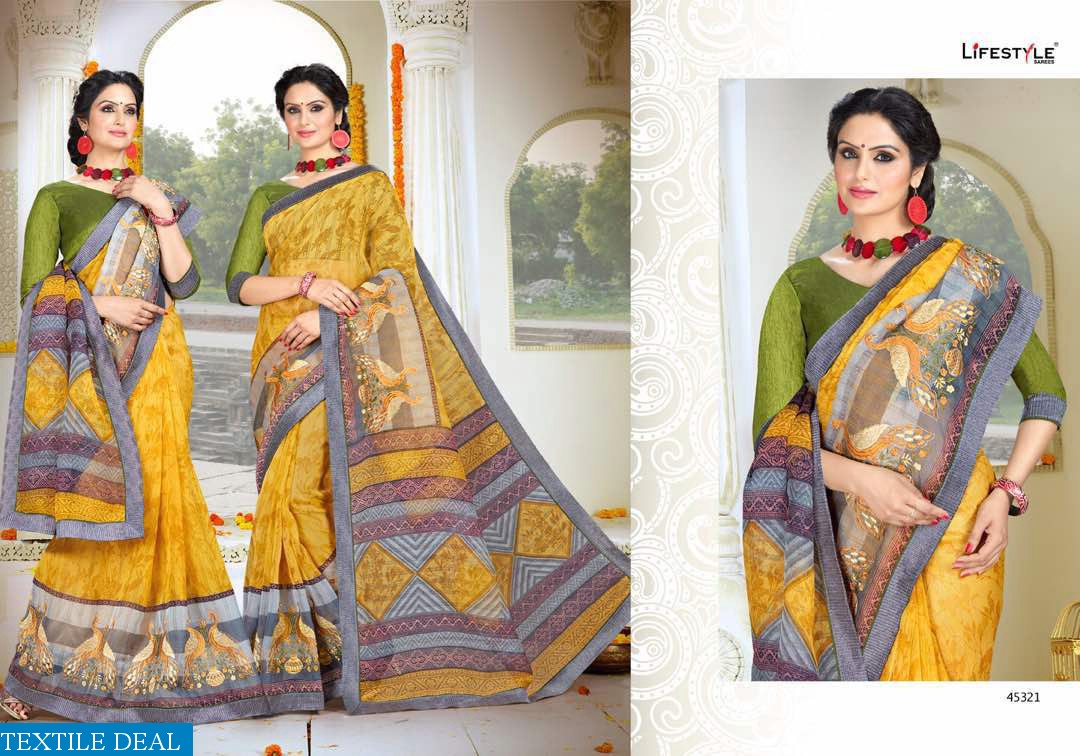 lifestyle kalamkari cotton vol-4 Wholesale Cottton Ethnic Saree